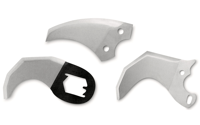 Abbildung von verschiedenen Kuttermesserformen