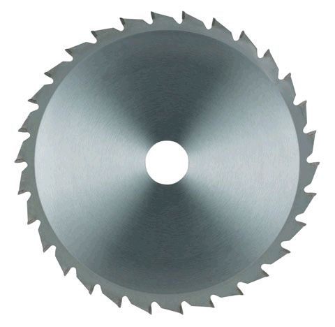 Abbildung eines Hartmetallbestetzten Sägeblattes